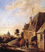 David Teniers the Younger Village Scene painting